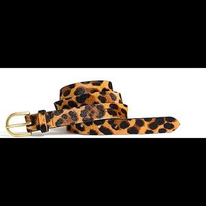 Leopard Calf hair Payolee belt